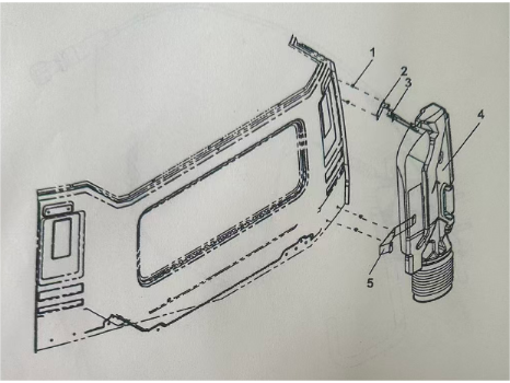 Dongfeng 1109K-C0101 Air Intake Pipe Assembly